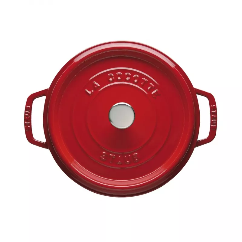Single pan Staub Cocotte 24 cm Cherry