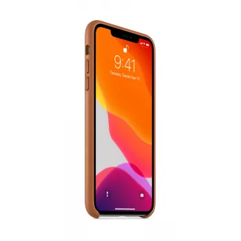 Apple - Case for mobile phone - leather - Saddle Brown - for iPhone 11 Pro (MWYD2ZM/A)