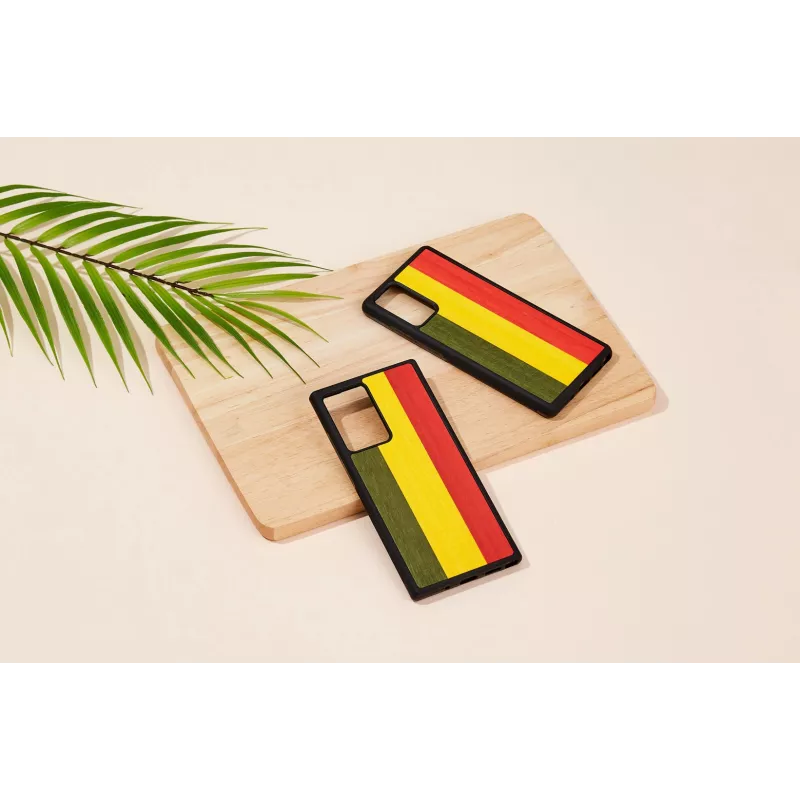 Phone case Man and Wood for Samsung Galaxy Note 20 Ultra, reggae black