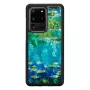 Protective phone case iKins for Samsung Galaxy S20 Ultra — black water lilies print
