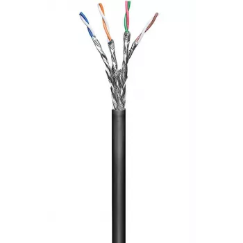 Microconnect KAB024-100 networking cable Black 100 m Cat6 S/FTP (S-STP)