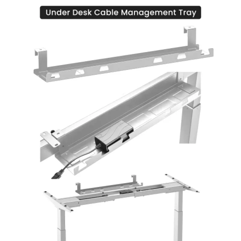 Adjustable Height Table Up Up Bjorn White, Table top L White
