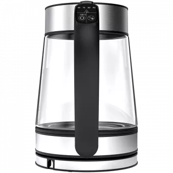 AENO EK1S electric kettle 1.7 L 2200 W Black, Silver, Transparent