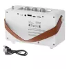 Camry Speaker with radio | CR 1902 W | 5 W | Bluetooth | White | Wireless connection