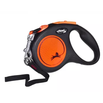 FLEXI New Neon S - retractable leash - 5 m