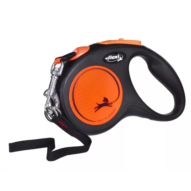 FLEXI New Neon S - retractable leash - 5 m