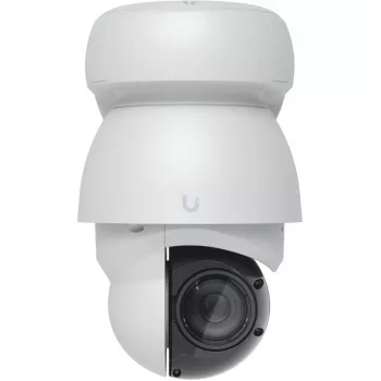 IP security camera UBIQUITI UVC-AI-PTZ-W — AI PTZ industrial spherical 3864×2160, 22× optical zoom, 360° rotation, wired, Wall/Pole/Desk, white