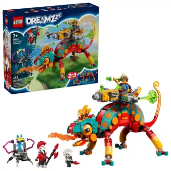 Construction toy LEGO 71492 Dreamzz Mateo's Fire Chameleon playset, brick model for imaginative building