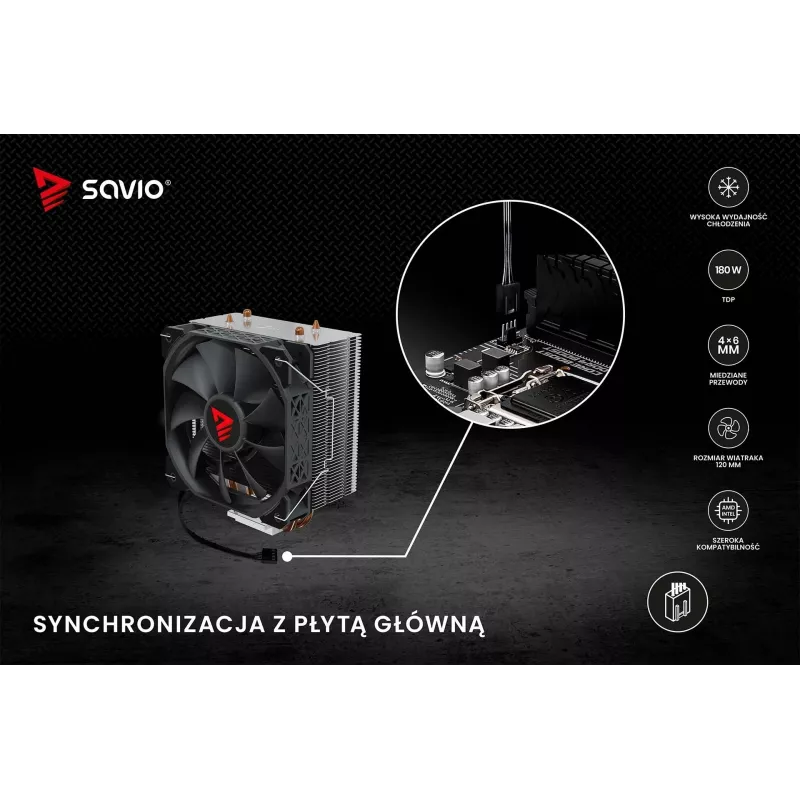 SAVIO VORTEX X2 CPU Cooler