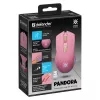 Wireless gaming mouse DEFENDER P ANDORA PINK interface