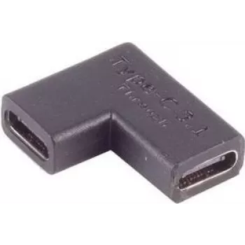Right-Angle USB-C 3.1 Adapter ShiverPeaks 13-40005, 90° connector for USB-C devices
