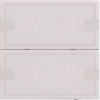 Gira KNX Touch Sensor 4 comfort 2f TS4 white 5002003 (5002003)