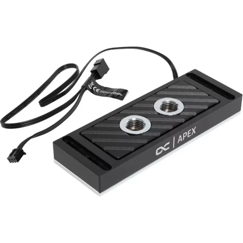 Water block Alphacool 14000 Aluminium Nickel Plastic Black 45mm 127.5mm 17.3mm