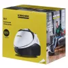 SV 7, cylinder steam cleaner, 0.5 l, black, gray, white, buttons, fixed, 50 cm