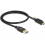 USB Cable Type-A male to Type-C male DeLOCK 84025 0.5m