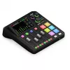 Studio controller RØDE Caster Duo Black — 2 combo XLR/TRS, 2 TRS line outs, 48 kHz, 24-bit, touchscreen, Wi‑Fi, Bluetooth
