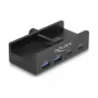 DeLOCK 64262 USB 2.0 Type-A Hub 5000 Mbit/s Black