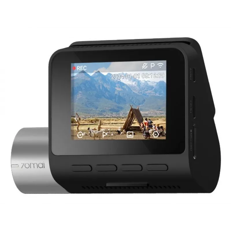 Dashcam 70mai A510 car recorder Full HD 2560×1944 140° Wi‑Fi Bluetooth GPS 2 inch IPS display USB, 500 mAh