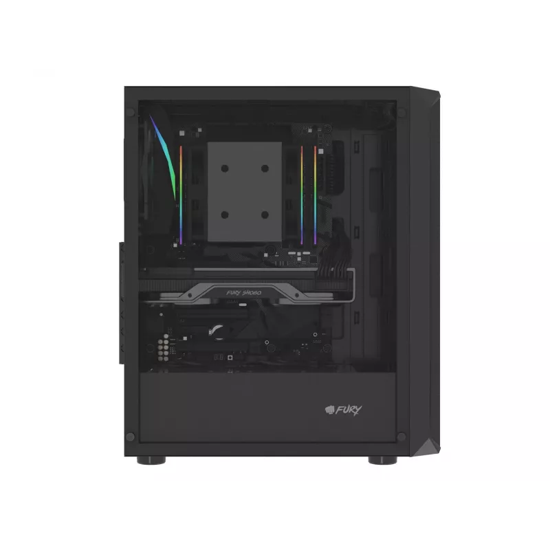 Natec Fury Shobo SH4F - PC Case - Tower - Black