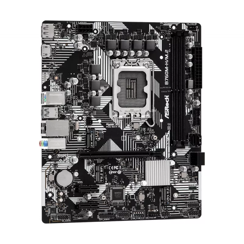 ASRock B760M-HDV/M.2 DDR5 Micro-ATX Motherboard