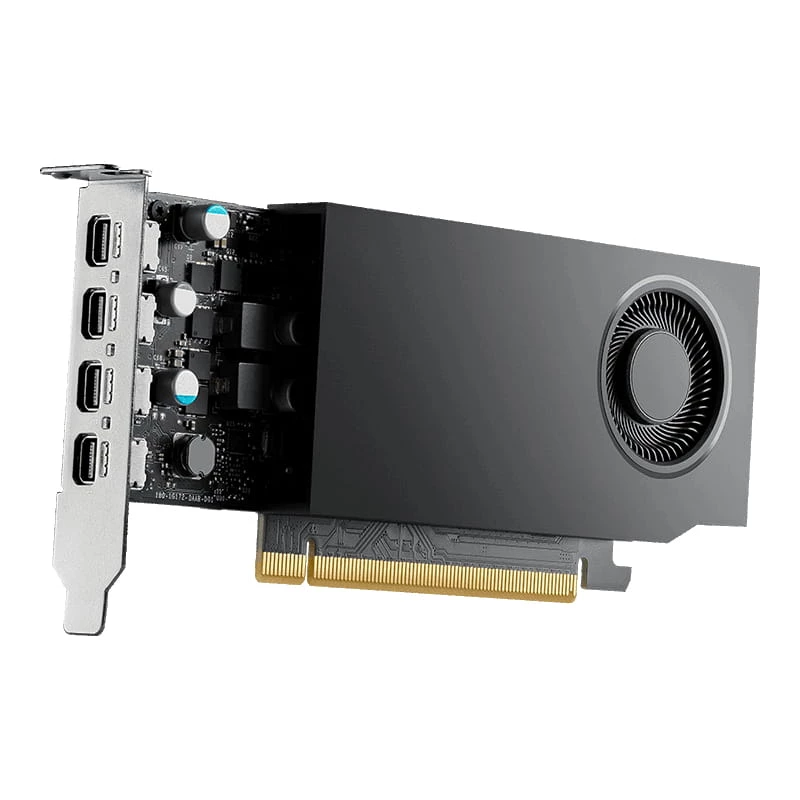 Graphics card PNY NVIDIA RTX A400, 4 GB GDDR6, 64-bit, PCIe 4.0 x8, 4x DisplayPort 1.4a, active cooling