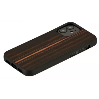 Protective phone case Man and Wood for iPhone 12 mini — ebony black