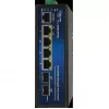 Industrial PoE Switch ALLNET ALL-SGI8106PMJ-BT — 6-port (4 PoE+), rugged metal chassis
