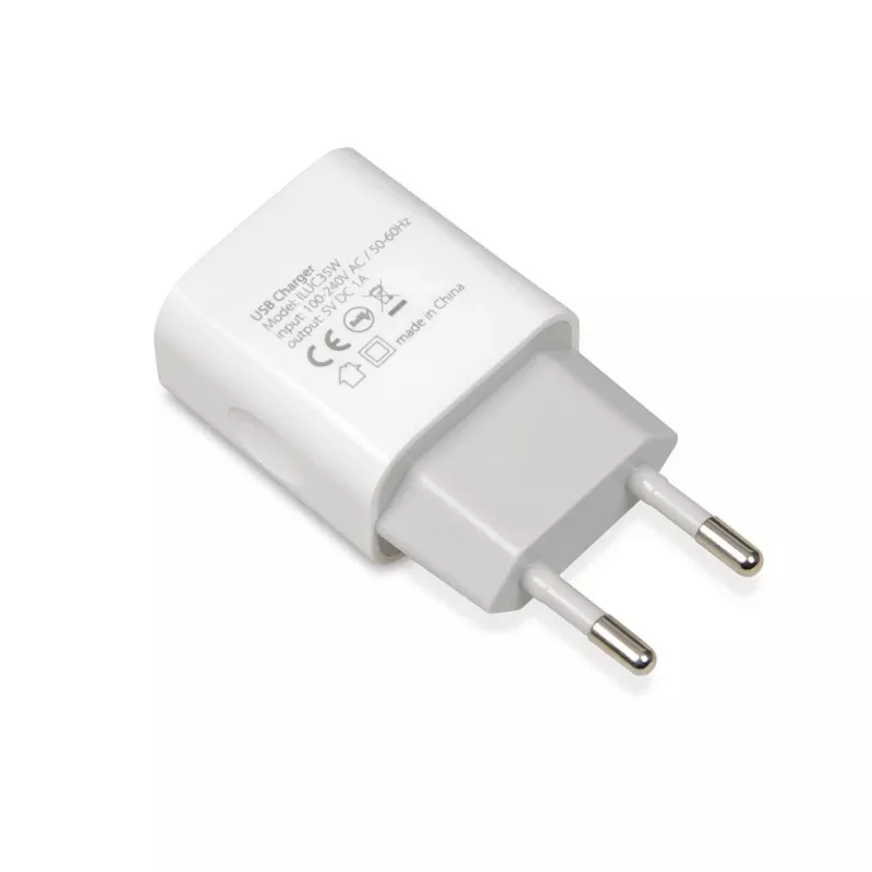 AC Indoor Charger IBOX C-35 Universal White — 5 V max, 0.3 A input, 1 A USB output
