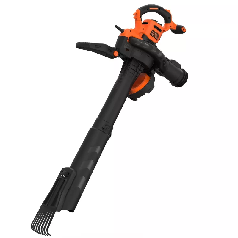 Backpack blower Black & Decker BEBLV301-QS — 3000 W, airspeed 206–404 km/h, 72 L bag, 6 kg