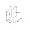 Hood CATA OMEGA 600 X/M wall mount class C