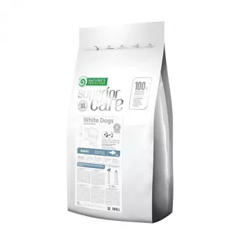 Dry dog food nature’s protection Superior Care White Dogs Grain Free Adult Small 10 kg — Fish, 24% protein, 13% fat