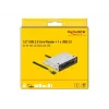 DeLOCK 91708 Card Reader USB 2.0 Internal Black Grey CF SD MicroSD