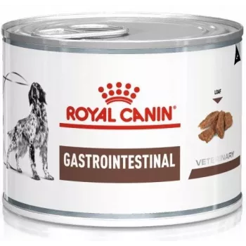 Canned veterinary diet Royal Canin Gastro Intestinal 200 g — adult dogs, poultry, digestive support