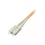 Intellinet Fiber Optic Patch Cable, OM1, SC/SC, 1m, Orange, Duplex, Multimode, 62.5/125 µm, LSZH, Fibre, Lifetime Warranty