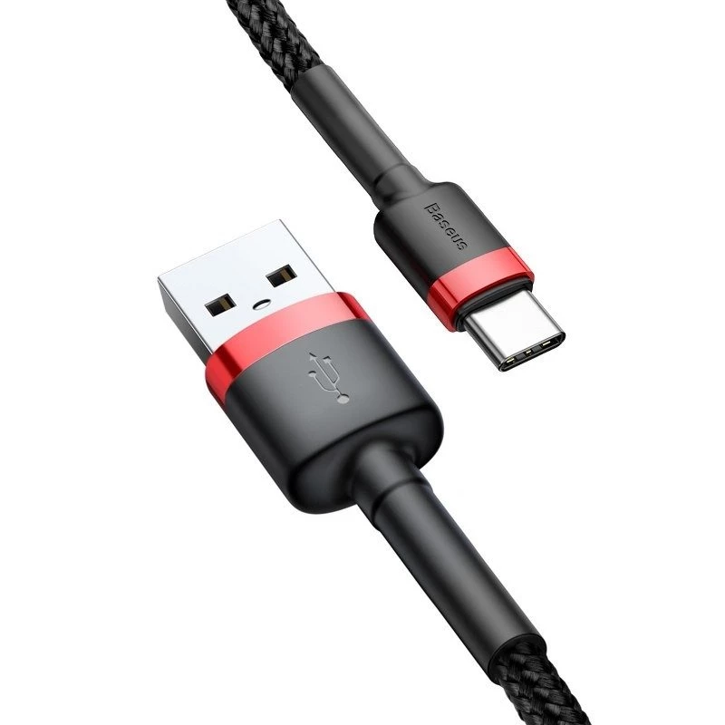 Mobile Phone Cable Baseus Red 1m USB A USB C