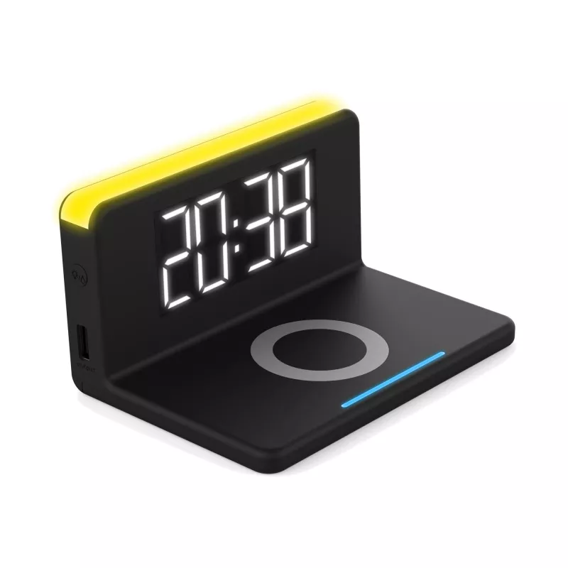 Alarm Clock Terratec ChargeAir Digital Black Yellow 286141
