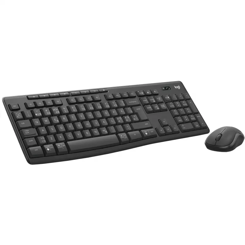 Logitech MK370 Combo for Business Keyboard Mouse included Office RF Wireless + Bluetooth QWERTY Nordic Graphite