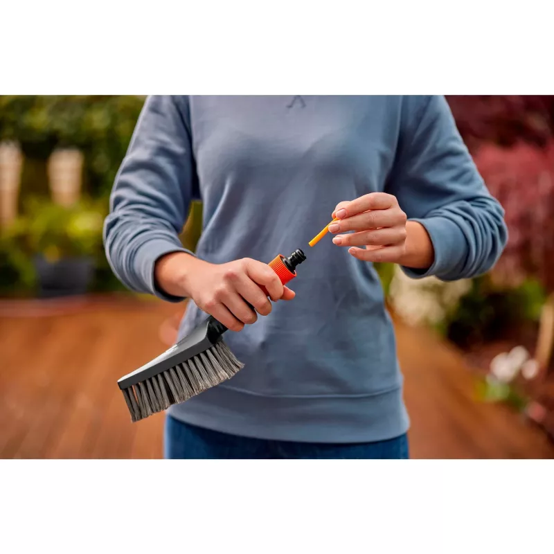 Garden water spray gun nozzle GARDENA 18860-20 Grey Orange Adjustable spray patterns