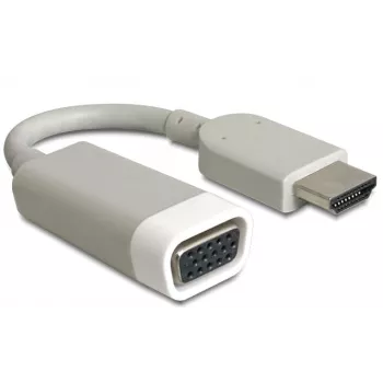 Video Cable Adapter DeLOCK 65469 VGA D-Sub to HDMI Type A White