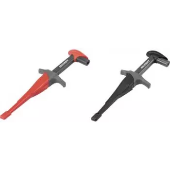 VOLTCRAFT safety-Grabber Clip Set Socket 4 mm CAT III 1000 V, CAT IV 600 V Black/Red MSK-115 (VC-8308585)