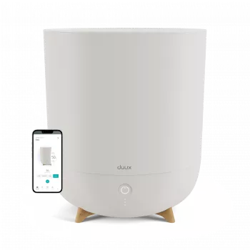 Duux | Neo | Smart Humidifier | Water tank capacity 5 L | Suitable for rooms up to 50 m2 | Ultrasonic | Humidification capacity 500 ml/hr | Greige