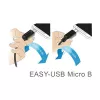 USB cable DeLOCK 83857 USB 2.0 3 m USB A Micro-USB B Black