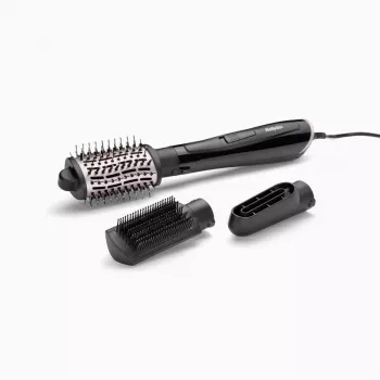Hot air brush BABYLISS Style Smooth 1000 Airflow AS128E, 1000 W, Black, 3 brushes, ion tech, adjustable thermostat