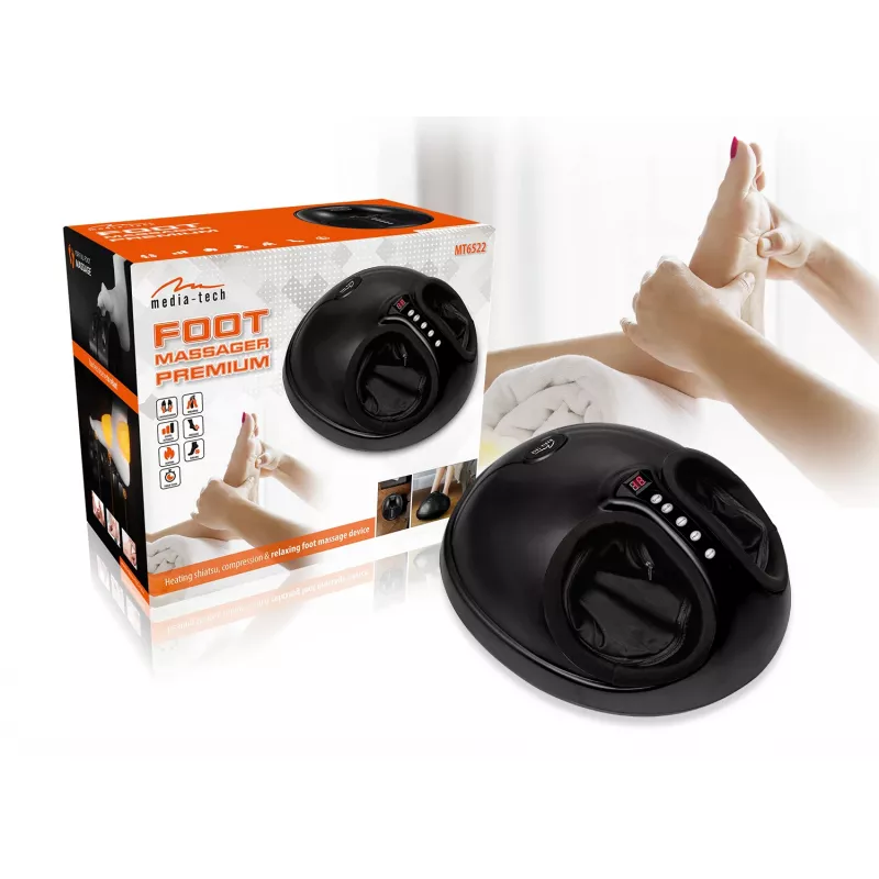 Foot massager MEDIA-TECH MT6522 Premium with heat and adjustable intensity