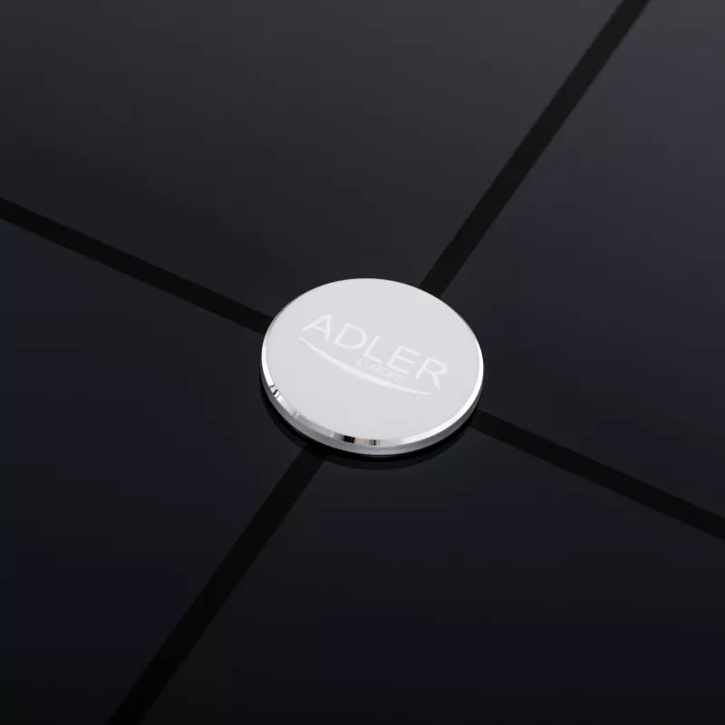 Bathroom scale Adler AD 8187 — maximum weight 180 kg, accuracy 100 g, BMI measurement, black