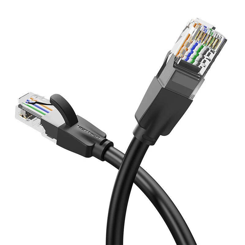 Patch Cable CAT.6 UTP/10M Black Ibebl Vention