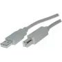 USB cable ShiverPeaks BS77023 3m USB 2.0 A to B Grey