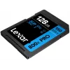 SDXC memory card Lexar 128GB UHS-I 800xPRO Class 10 U3 V30 — 150 MB/s read, 45 MB/s write, black