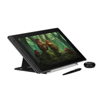 Graphics tablet HUION Kamvas Pro 16 — 15.6 inch IPS, 1920×1080, 344.2×193.6 mm working area, 8192 pressure levels, wired USB