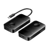USB-C to HDMI wireless transmitter/receiver Vention ADOBB — 4K@30Hz, 1×HDMI, USB-C cable 1 m, black